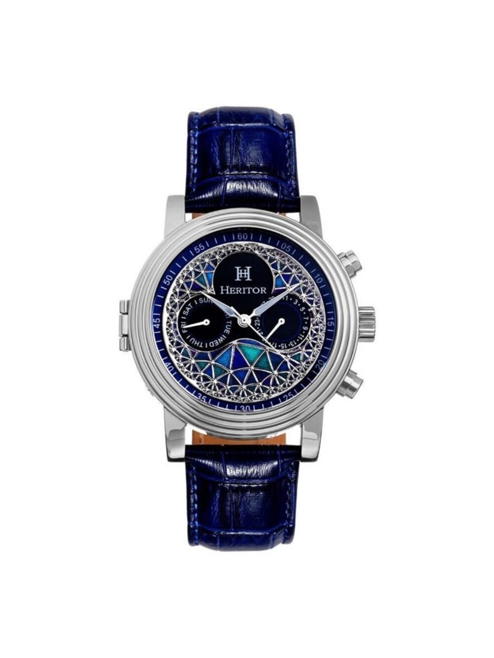 NWT Heritor Legacy Automatic Multi-Color Dial Men's Watch